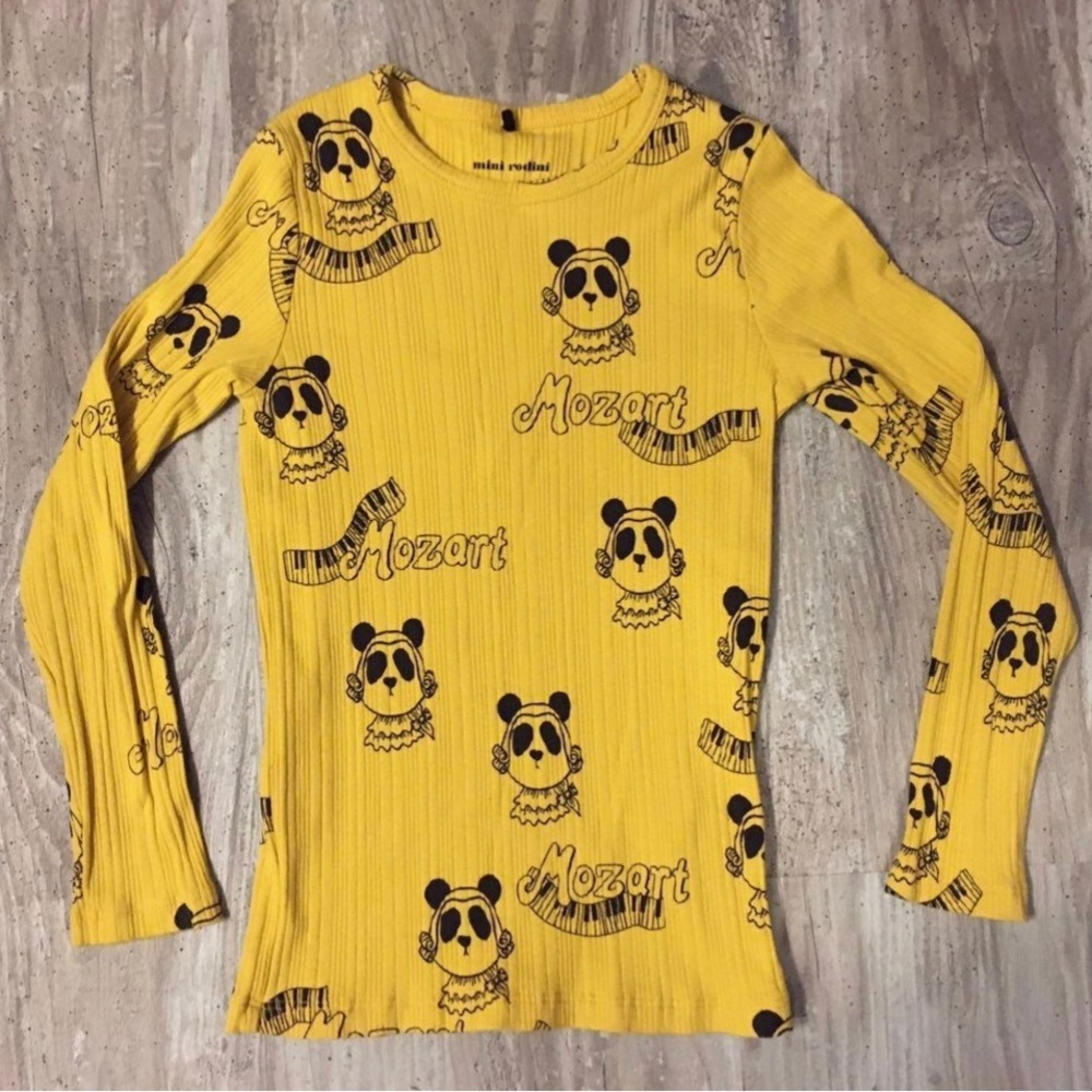 Mini rodini mozart panda long sleeve 116/122